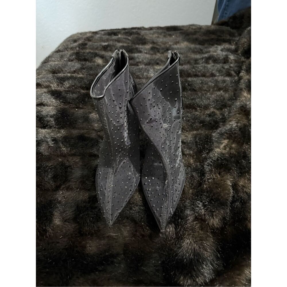 Nine West sheer‎ see through sexy high heels shoes 9